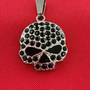 H-D Black Punisher Pendant